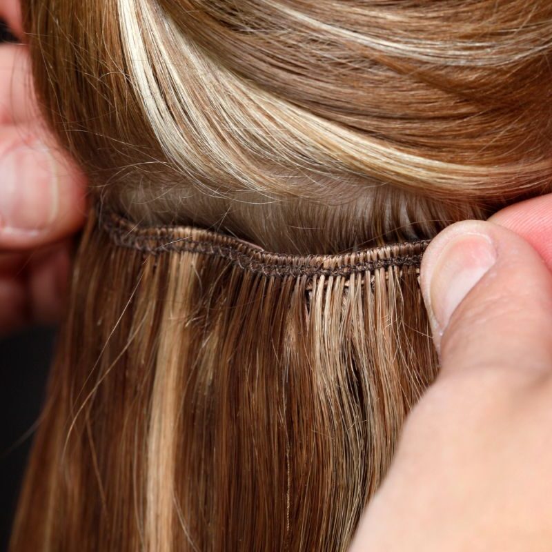 Weft Hair Extensions